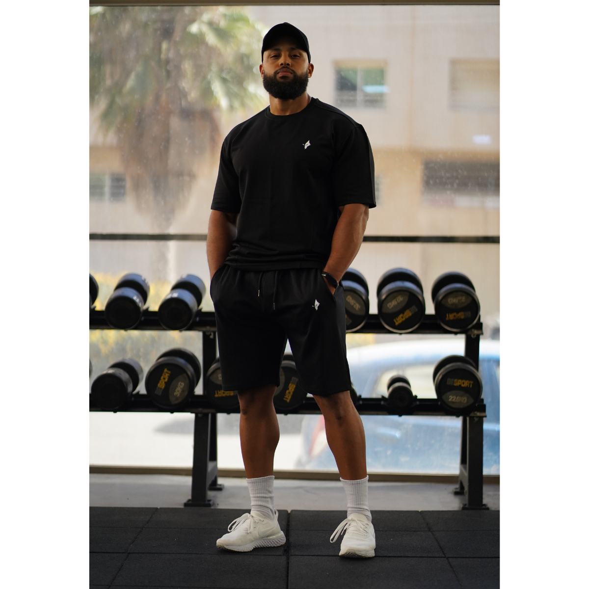 THE WOLFZ ENSEMBLE T-SHIRT & SHORT ELEVATION