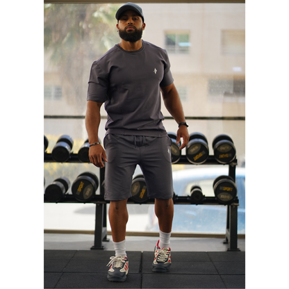 THE WOLFZ ENSEMBLE T-SHIRT & SHORT ELEVATION