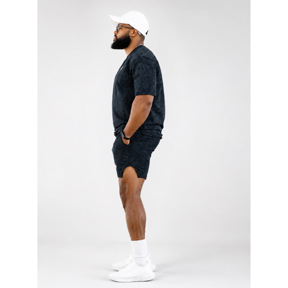 THE WOLFZ ENSEMBLE T-SHIRT & SHORT MARBLE EDITION