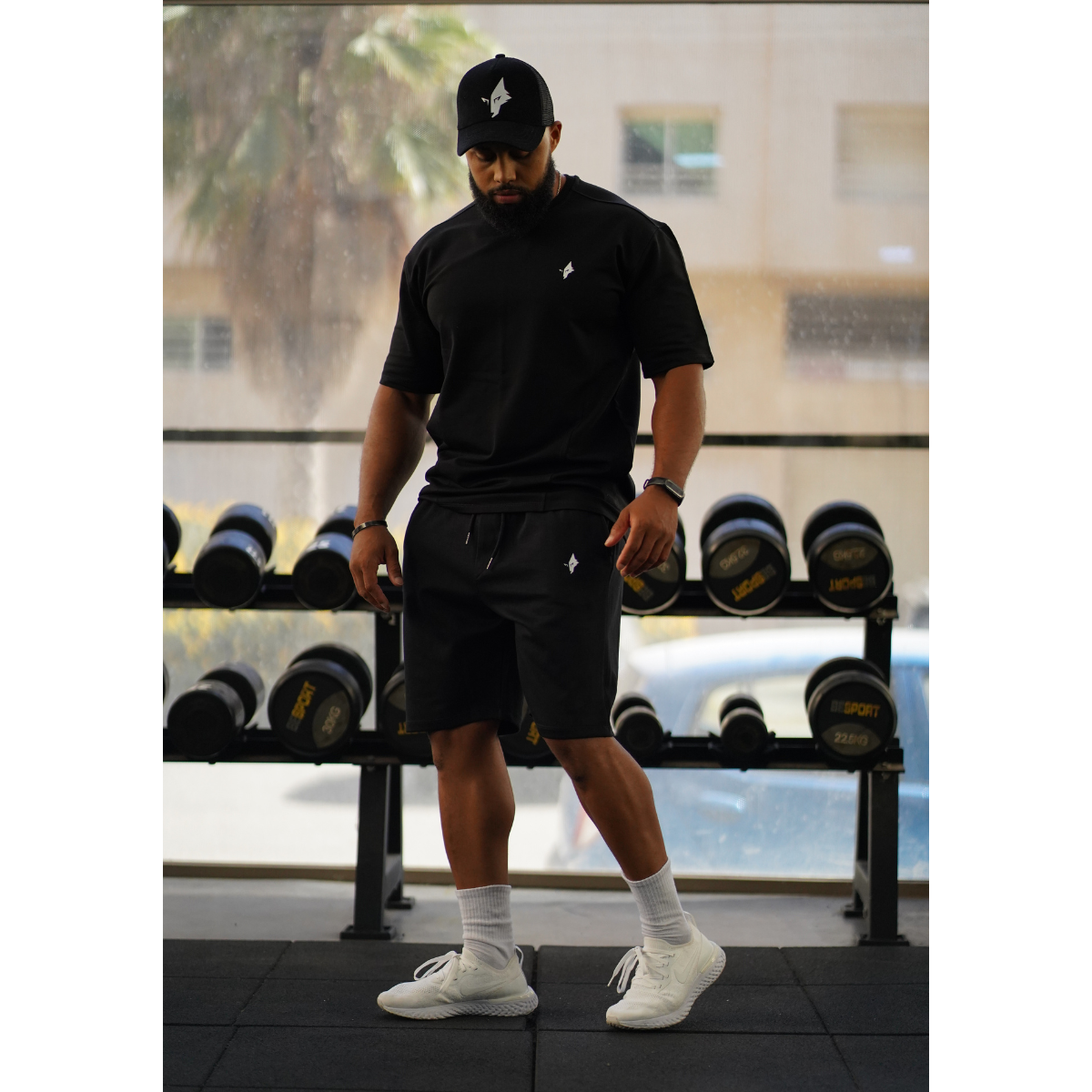 THE WOLFZ ENSEMBLE T-SHIRT & SHORT ELEVATION