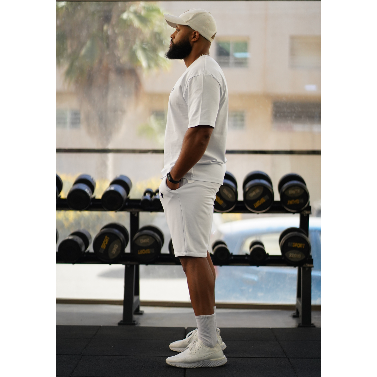 THE WOLFZ ENSEMBLE T-SHIRT & SHORT ELEVATION