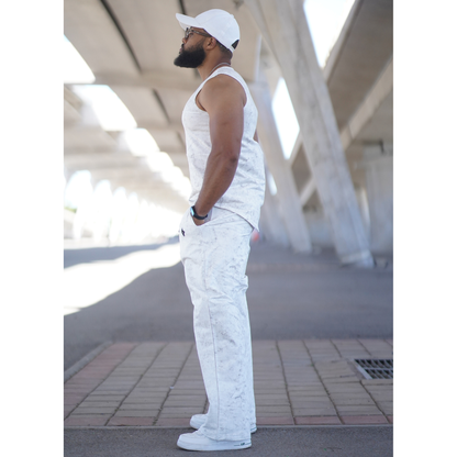 THE WOLFZ SLEEVELESS & PANT ARCTIC MARBLE EDITION