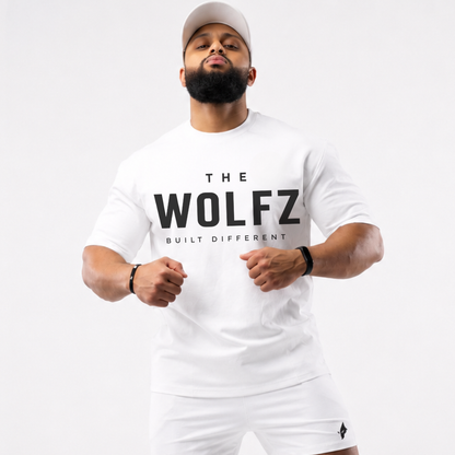 THE WOLFZ T-SHIRT WOLFZ BUILT DIFFERENT