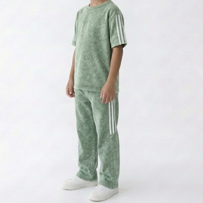 THE WOLFZ T-SHIRT & PANT KIDS UTILITY