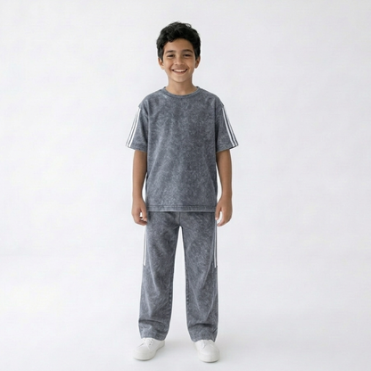 THE WOLFZ T-SHIRT & PANT KIDS UTILITY