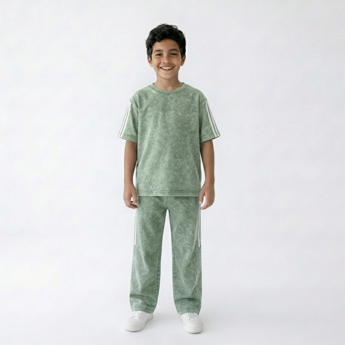 THE WOLFZ T-SHIRT & PANT KIDS UTILITY
