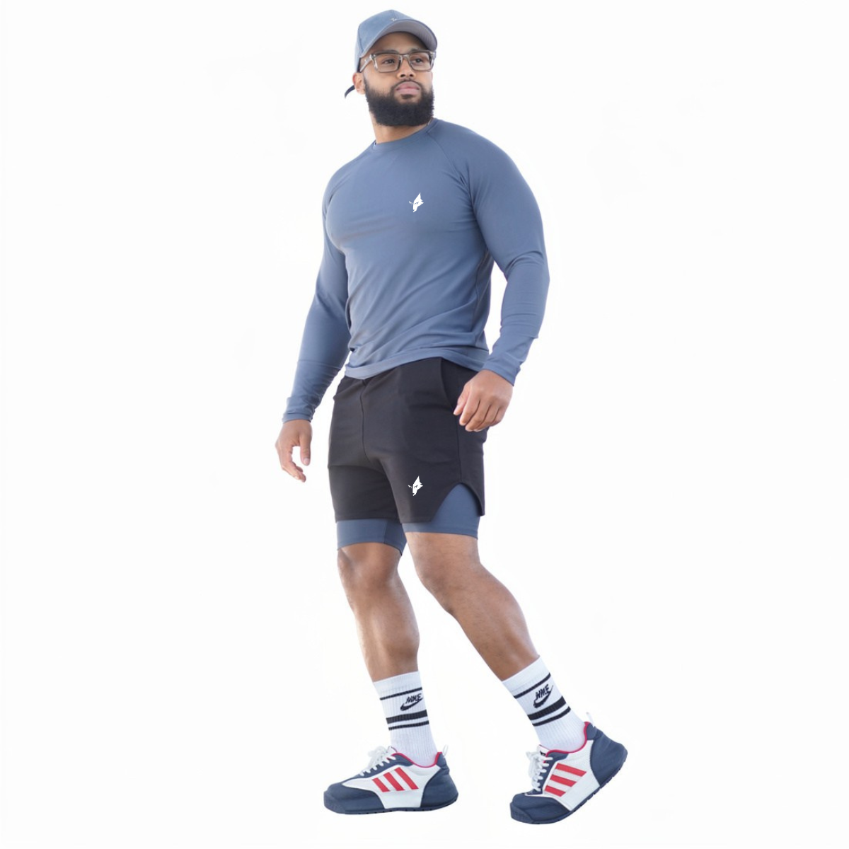 THE WOLFZ ENSEMBLE LONGSLEEVE & SHORT COMPRESSED