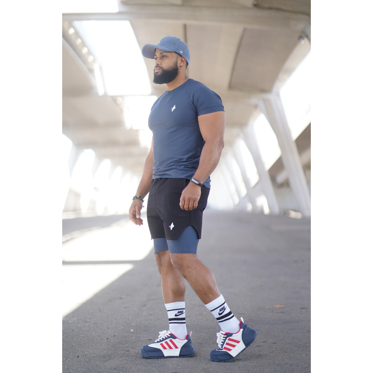 THE WOLFZ ENSEMBLE T-SHIRT & SHORT COMPRESSED