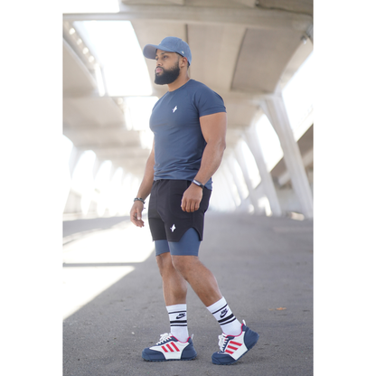 THE WOLFZ ENSEMBLE T-SHIRT & SHORT COMPRESSED