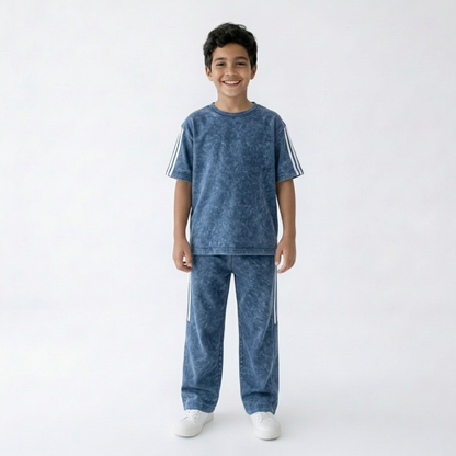 THE WOLFZ T-SHIRT & PANT KIDS UTILITY