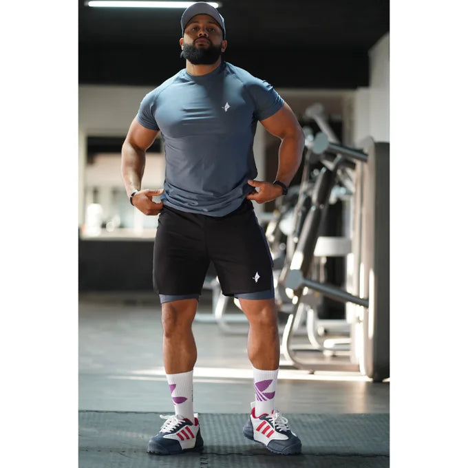 THE WOLFZ ENSEMBLE T-SHIRT & SHORT MOTION FIT