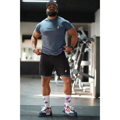 THE WOLFZ ENSEMBLE T-SHIRT & SHORT MOTION FIT