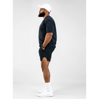 THE WOLFZ ENSEMBLE T-SHIRT & SHORT MARBLE EDITION