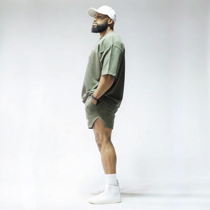 THE WOLFZ T-SHIRT OVERSIZE & SHORT ELITE MOVE